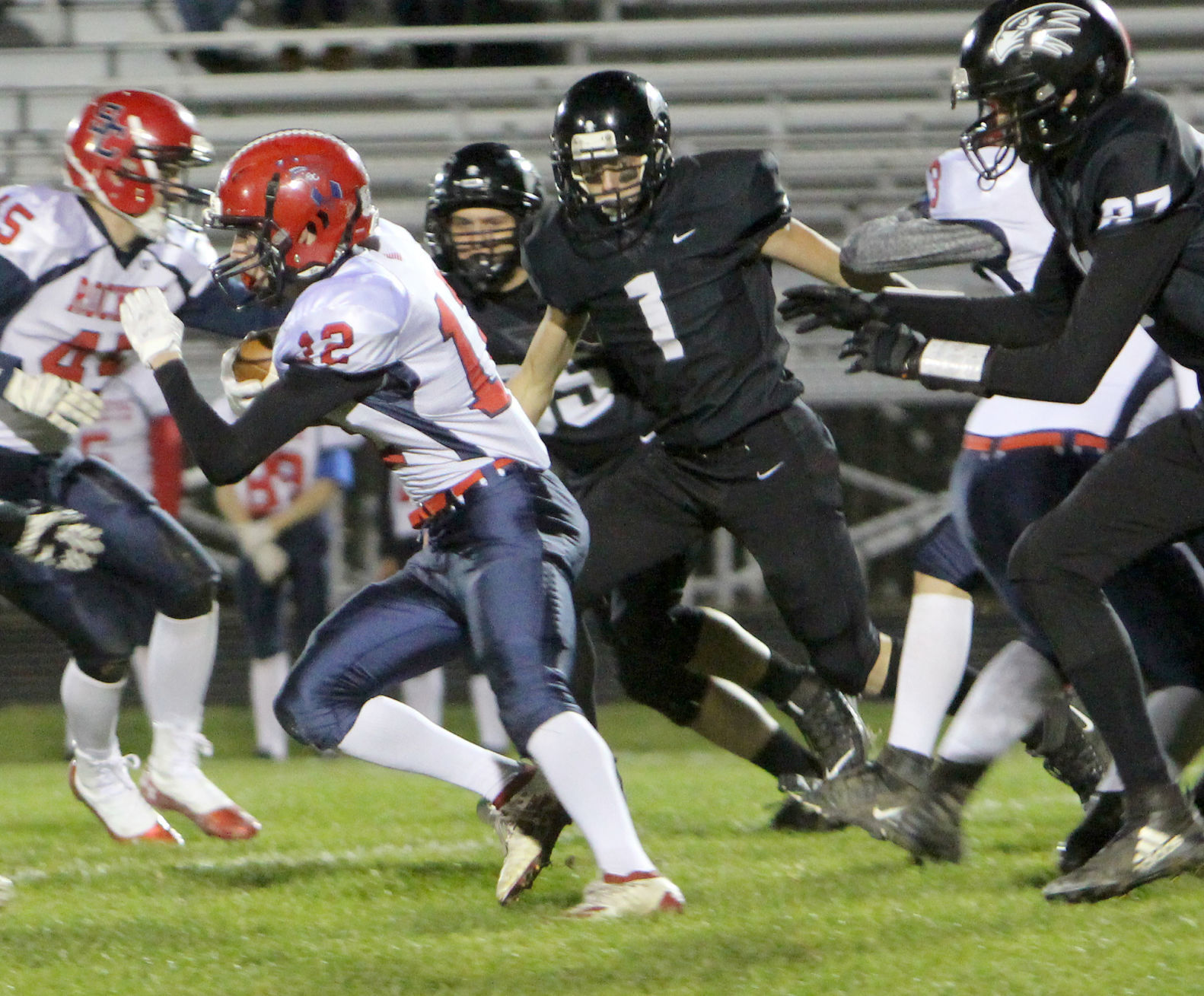 Spencer/Columbus at Bloomer football 10-25-19
